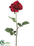 Silk Plants Direct Large Rose Spray - Red - Pack of 12