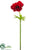 Anemone Spray - Red - Pack of 12