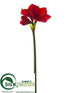 Silk Plants Direct Amaryllis Spray - Red - Pack of 12