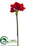 Silk Plants Direct Amaryllis Spray - Red - Pack of 12