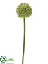 Silk Plants Direct Allium Spray - Green Light - Pack of 24