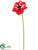 Silk Plants Direct Anemone Spray - Red - Pack of 12
