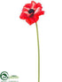 Silk Plants Direct Anemone Spray - Red - Pack of 12
