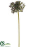 Silk Plants Direct Allium Bud Spray - Purple Dark - Pack of 12
