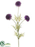 Silk Plants Direct Berry Allium Spray - Purple Two Tone - Pack of 12