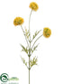 Silk Plants Direct Berry Allium Spray - Yellow Green - Pack of 12