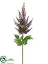 Silk Plants Direct Astilbe Spray - Purple - Pack of 12