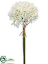 Silk Plants Direct Agapanthus Bundle - Cream White - Pack of 12