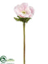 Silk Plants Direct Anemone Spray - Pink Soft - Pack of 12