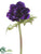 Anemone Spray - Purple - Pack of 12