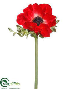 Anemone Spray - Red - Pack of 12