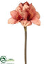 Silk Plants Direct Amaryllis Spray - Terra Cotta - Pack of 12