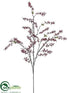 Silk Plants Direct Star Blossom Spray - Burgundy - Pack of 12