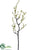 Plum Blossom Spray - White - Pack of 12