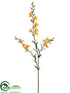 Silk Plants Direct Butterfly Blossom Spray - Yellow - Pack of 12
