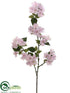 Silk Plants Direct Apple Blossom Spray - Pink - Pack of 12