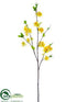 Silk Plants Direct Apple Blossom Spray - Yellow - Pack of 12