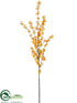 Silk Plants Direct Star Blossom Spray - Terra Cotta - Pack of 6