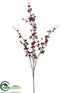 Silk Plants Direct Fall Blossom Spray - Burgundy - Pack of 12