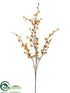 Silk Plants Direct Fall Blossom Spray - Yellow Gold - Pack of 12