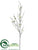 Quince Blossom Spray - White - Pack of 12