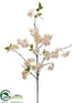 Silk Plants Direct Cherry Blossom Spray - Pink - Pack of 12