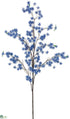 Silk Plants Direct Blossom Spray - Blue - Pack of 6