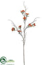 Silk Plants Direct Blossom Branch - Brick - Pack of 12