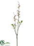 Silk Plants Direct Blossom Spray - Cerise White - Pack of 12