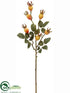 Silk Plants Direct Rosehip Spray - Yellow - Pack of 12