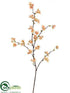 Silk Plants Direct Quince Blossom Spray - Apricot Peach - Pack of 12