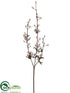 Silk Plants Direct Blossom Spray - Cream Peach - Pack of 12