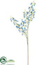 Silk Plants Direct Blossom Spray - Blue - Pack of 12