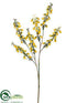 Silk Plants Direct Blossom Spray - Yellow - Pack of 12