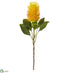 Silk Plants Direct Banksia Spray - Orange - Pack of 12
