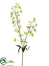 Silk Plants Direct Pear Blossom Spray - Green - Pack of 12
