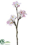 Silk Plants Direct Blossom Spray - Pink Soft - Pack of 24