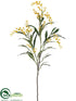 Silk Plants Direct Mimosa Blossom Spray - Yellow - Pack of 12