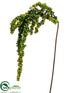 Silk Plants Direct Berry Hanging Spray - Green - Pack of 6