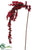 Berry Hanging Spray - Red Burgundy - Pack of 6