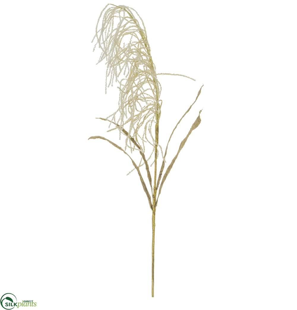 Ivory Reed Turf Reed Grass Bloom Spray - Ivory - Pack of 12 - (CVI-392BSFS) | Silk ...