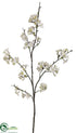 Silk Plants Direct Cherry Blossom Spray - Cream - Pack of 12