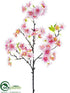 Silk Plants Direct Cherry Blossom Spray - Pink - Pack of 12