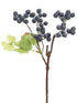 Silk Plants Direct Berry Spray - Blue Gray - Pack of 12