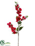 Silk Plants Direct Bougainvillea Spray - Fuchsia Red - Pack of 6