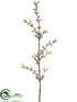 Silk Plants Direct Flowering Blossom Spray - Cream - Pack of 12
