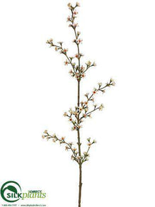 Flowering Blossom Spray - Cream - Pack of 12
