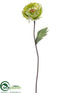 Silk Plants Direct Lotus Blossom Spray - Green Light - Pack of 12