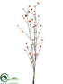 Silk Plants Direct Plum Blossom Bundle - Pink - Pack of 6