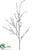 Silk Plants Direct Cherry Blossom Spray - White Blush - Pack of 12